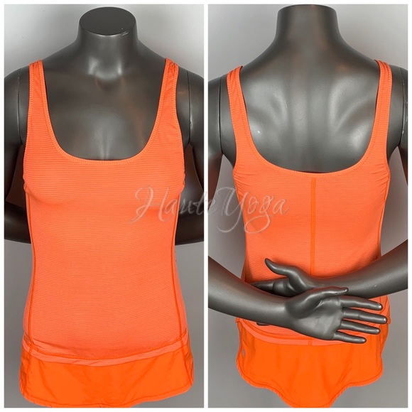 lululemon athletica Tops - Lululemon | Orange Run: Mod Moves Singlet Tank  6